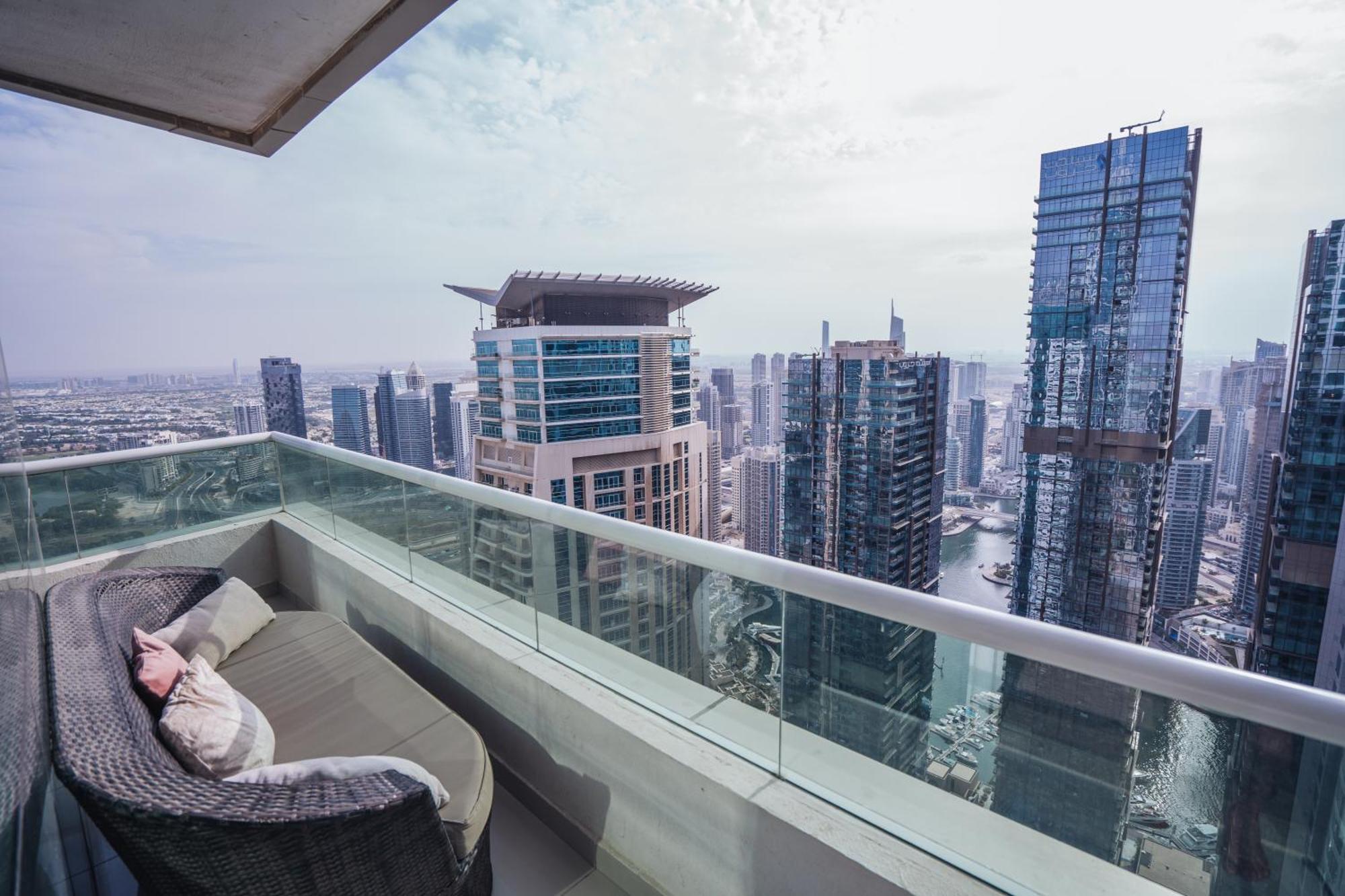迪拜Stunning Skyline Views On 51St Floor公寓式酒店 外观 照片
